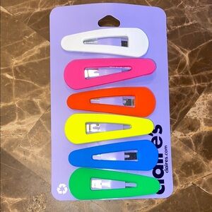 Claire's Colorful Hair Clips Set